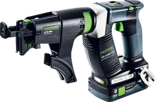 Festool DURADRIVE DWC 18-2500 HPC4,0 I-Plus 18V Li-Ion Accu Bandschroefmachine Set (2x4,0Ah) In Systainer - 18Nm - 55mm - Koolborstelloos - 576498