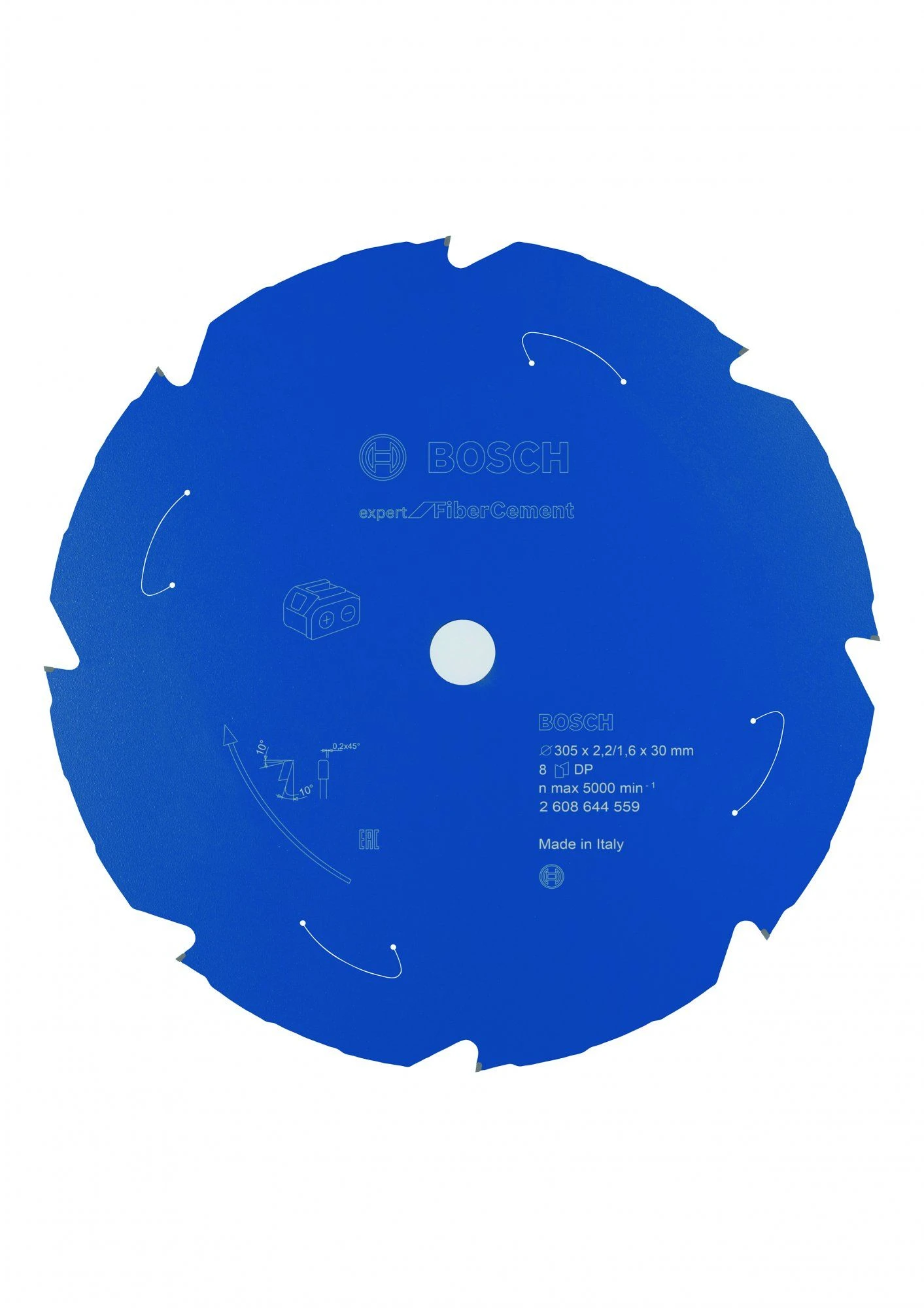 Bosch 2608644559 Expert Cirkelzaagblad - 305 X 30 X 8T - Vezelcement - Carbide