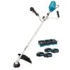 Makita UR012GM401 XGT 2x40V Li-Ion Max Accu Bosmaaier Set (4x 4,0Ah) - U-greep - Koolborstelloos